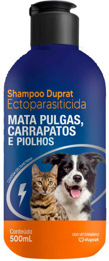 Shampoo Duprat Ectoparasiticida para Cães e Gatos - 500 mL