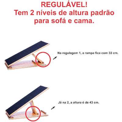 Rampa Auxiliar Pets HG Carpetinho para Cães e Gatos