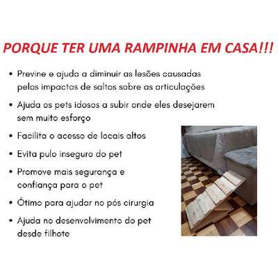 Rampa Auxiliar Pets HG Carpetinho para Cães e Gatos
