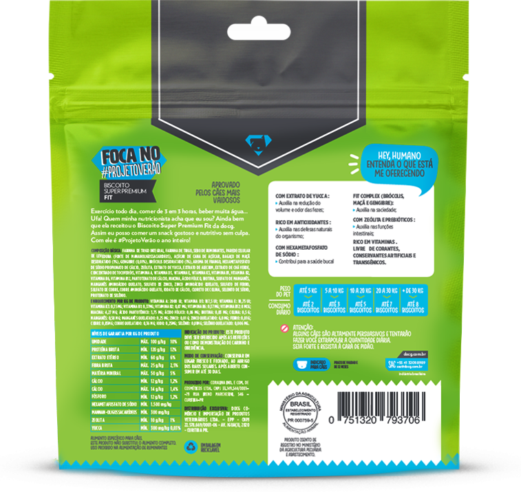 Biscoito docg. para Cães Adultos Sabor Frango e Gengibre - 150g