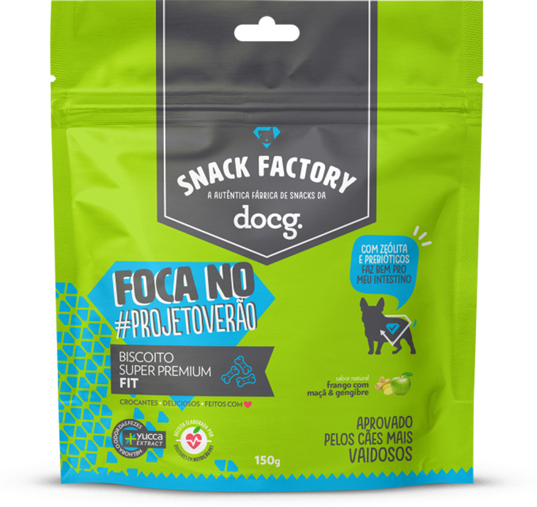 Biscoito docg. para Cães Adultos Sabor Frango e Gengibre - 150g