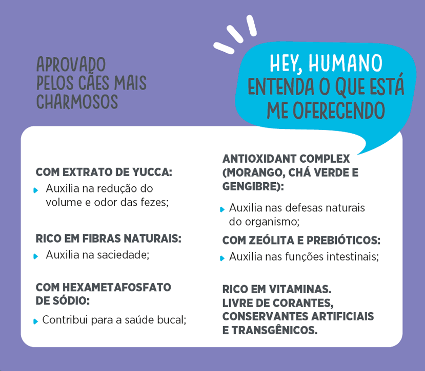 Bifinho docg. para Cães Sabor Maça Verde e Peru - 60g