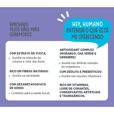 Bifinho docg. para Cães Sabor Maça Verde e Peru