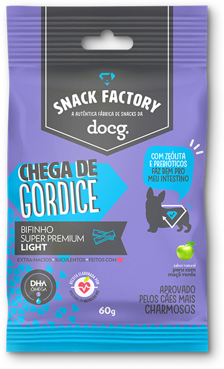 Bifinho docg. para Cães Sabor Maça Verde e Peru - 60g