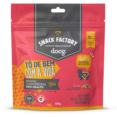 Bifinho docg. para Cães Adultos Sabor Carne e Frutas Vermelhas