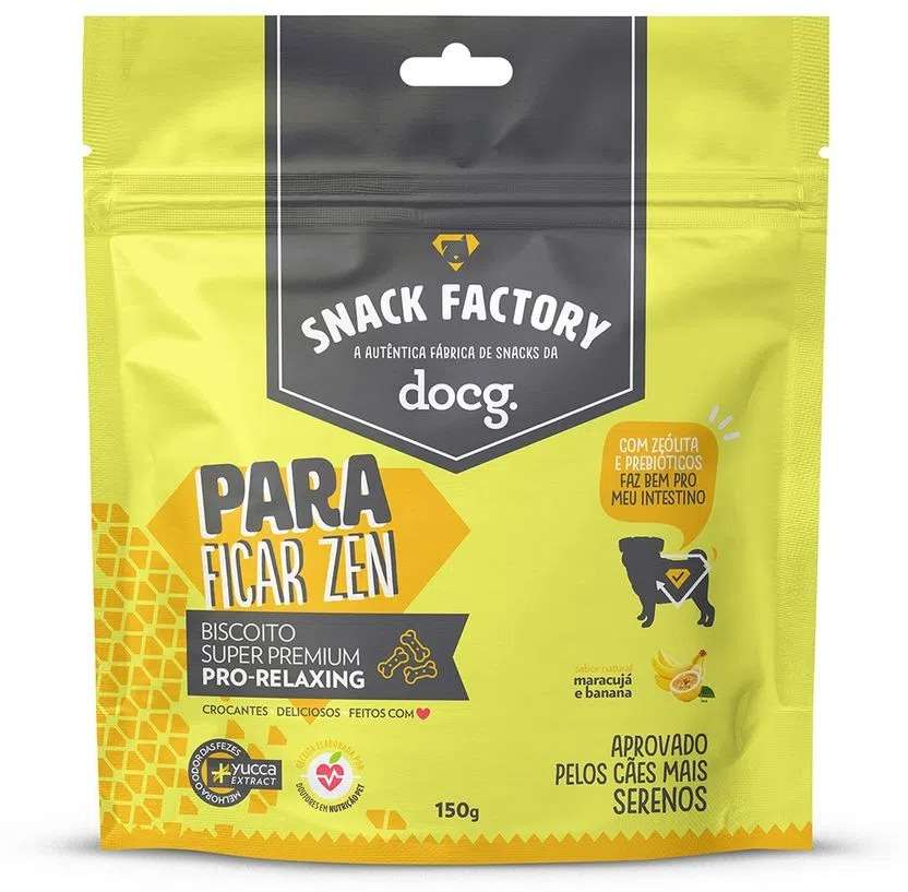 Biscoito docg. para Cães Adultos Sabor Banana e Maracujá - 150g