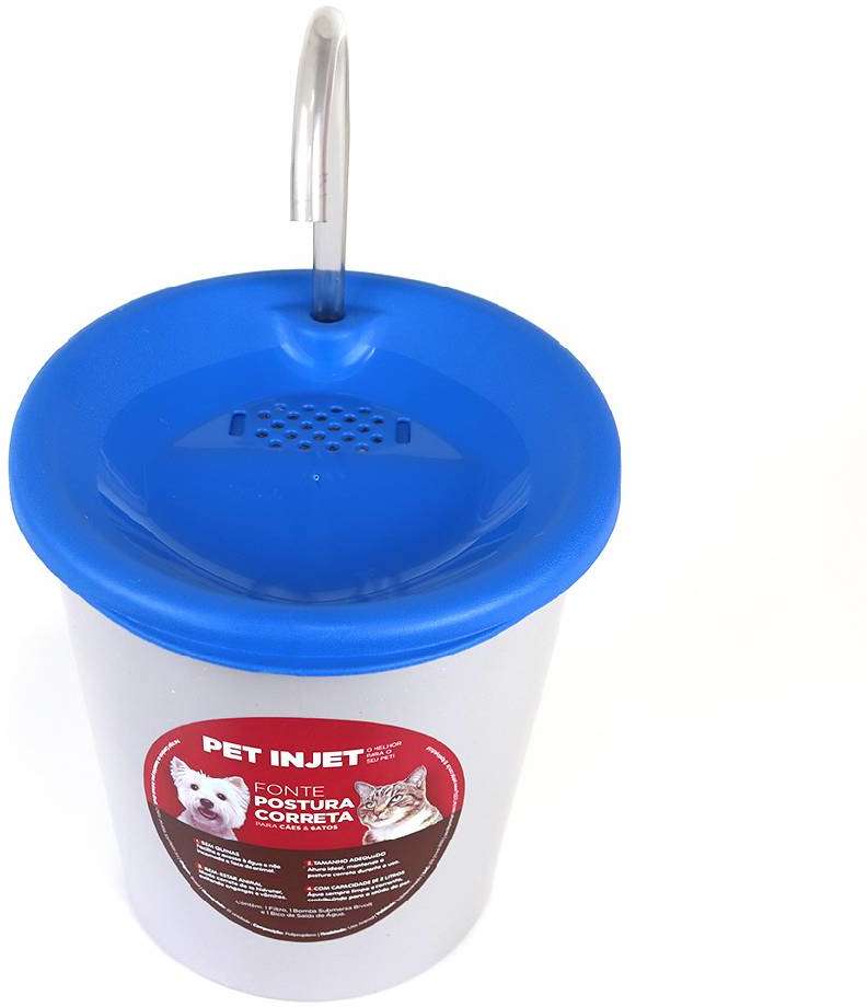 Fonte Pet Injet Postura Correta Azul - Tam. Único