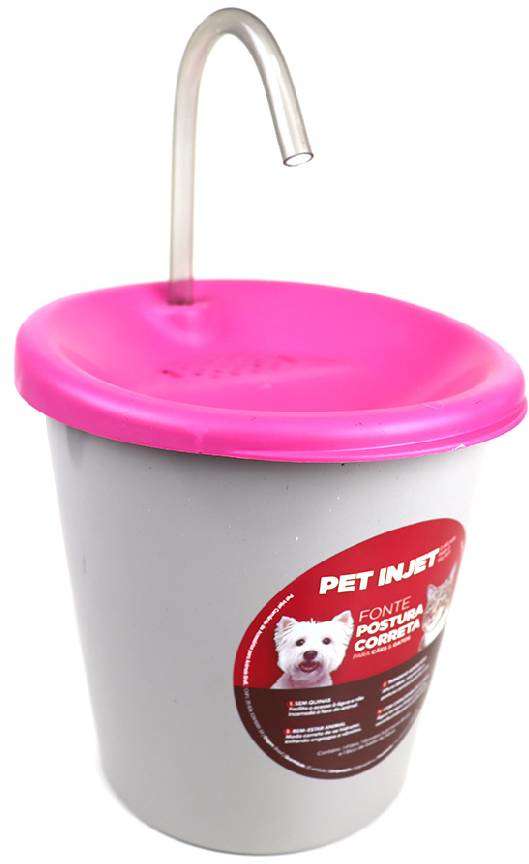 Fonte Pet Injet Postura Correta Rosa - Tam. Único