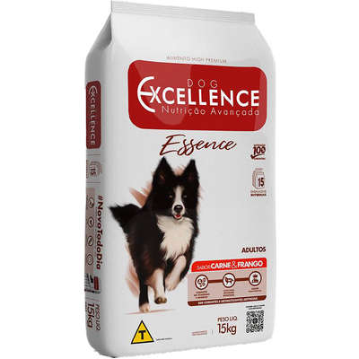 Ração Seca Dog Excellence Essence Carne e Frango para Cães