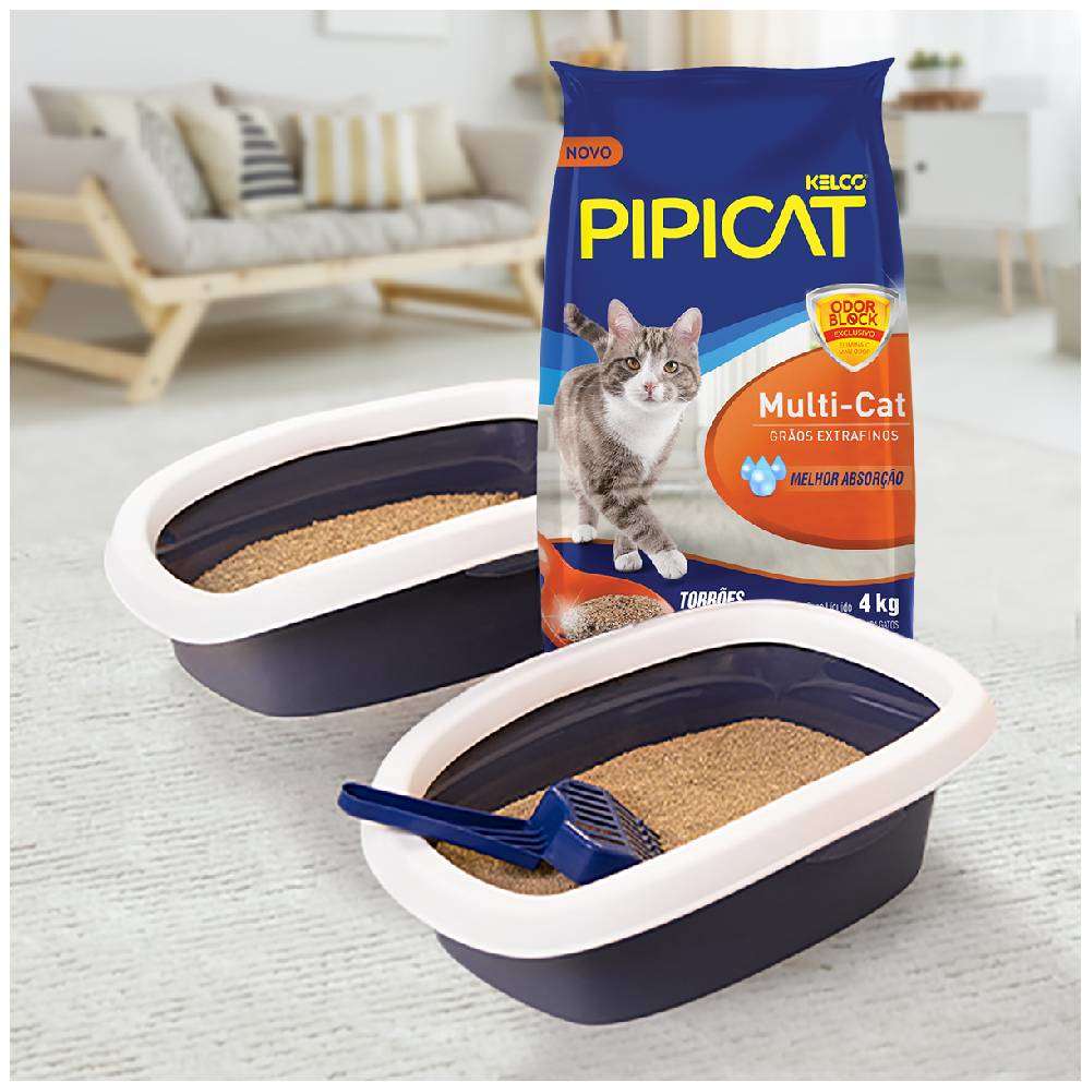 Granulado Sanitário Pipicat Multicat - 4Kg