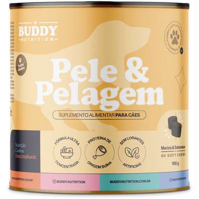 Suplemento Alimentar Buddy Nutrition Pele & Pelagem para Cães