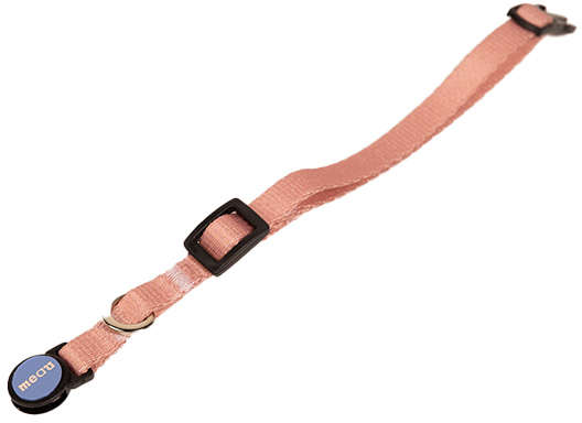 Coleira Meau Rosa Queimado para Gatos - Tam. Único