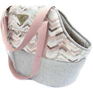 Bolsa de Transporte Bichinho Chic Dinamarca Rosa - Tam. G