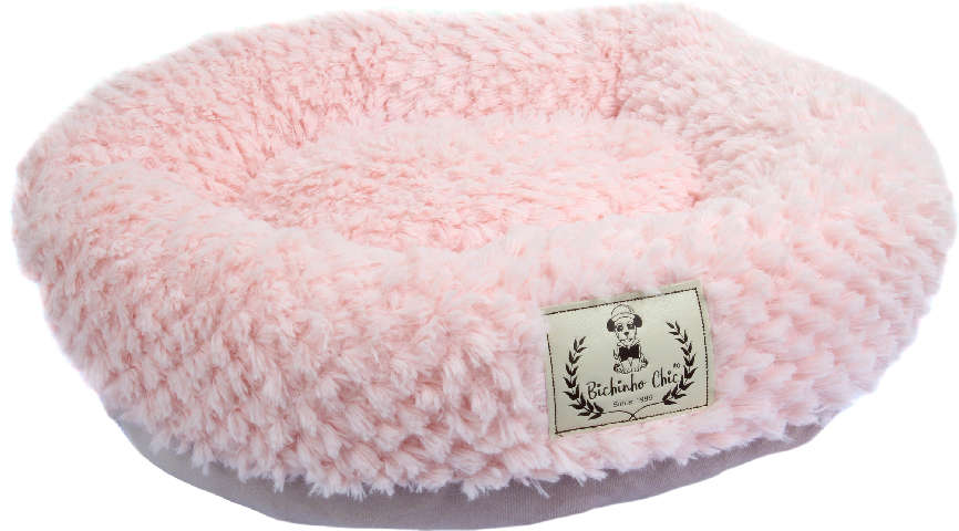 Cama Bichinho Chic Teddy Rosa - Tam. P