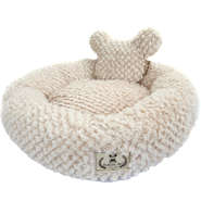 Cama Bichinho Chic Teddy Bege - Tam. P