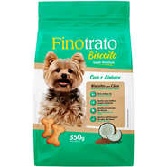 Biscoito Finotrato Coco e Linhaça para Cães - 350 g