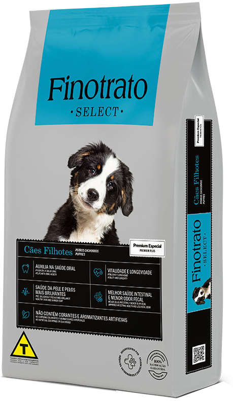 Ração Seca Finotrato Select para Cães Filhotes - 20Kg