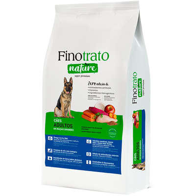 Ração Seca Finotrato Nature para Cães Adultos Raças Grandes”