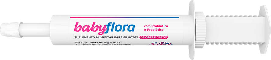 Suplemento Alimentar Avert Babyflora para Cães e Gatos Filhotes - 10 g