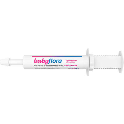 uplemento Alimentar Avert Babyflora para Cães e Gatos Filhotes”