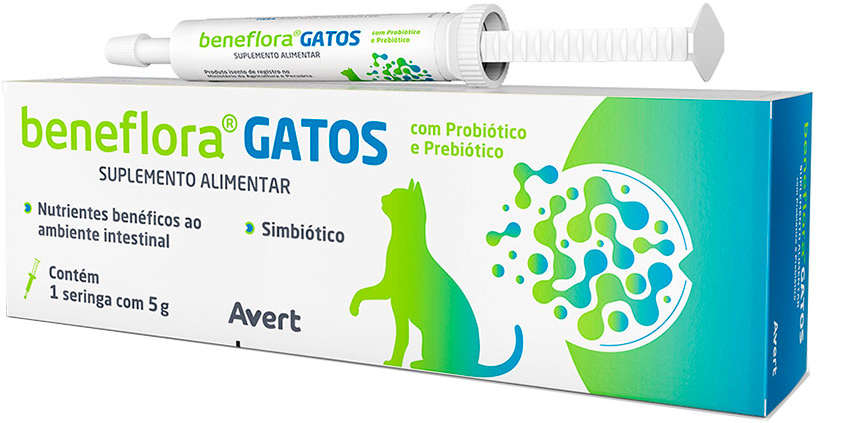 Suplemento Alimentar Avert Beneflora Pasta para Gatos - 5 g