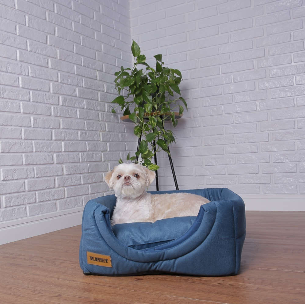 Cama Luppet Iglu Super Luxo Azul - Tam. G