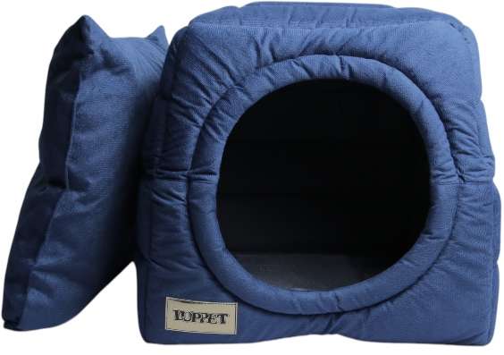 Cama Luppet Iglu Super Luxo Azul - Tam. M