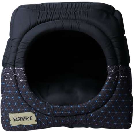 Cama Luppet Conforto Iglu 2 em 1 Preta - Tam. M