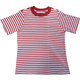 Camiseta Meau Listrada Tal Mãe Tal Pet Vermelha