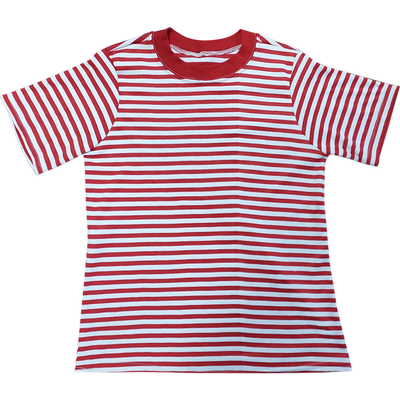 Camiseta Meau Listrada Tal Mãe Tal Pet Vermelha