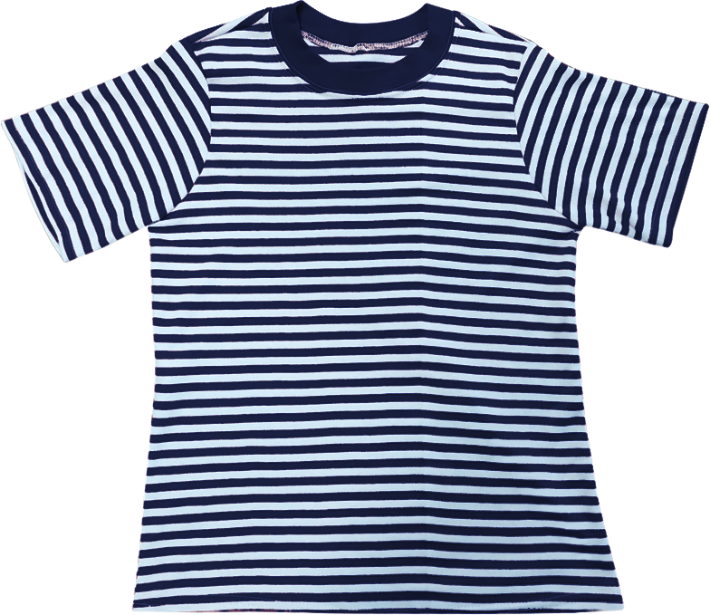 Camiseta Fábrica Pet Listrada Tal Mãe Tal Pet Marinho - Tam. GG