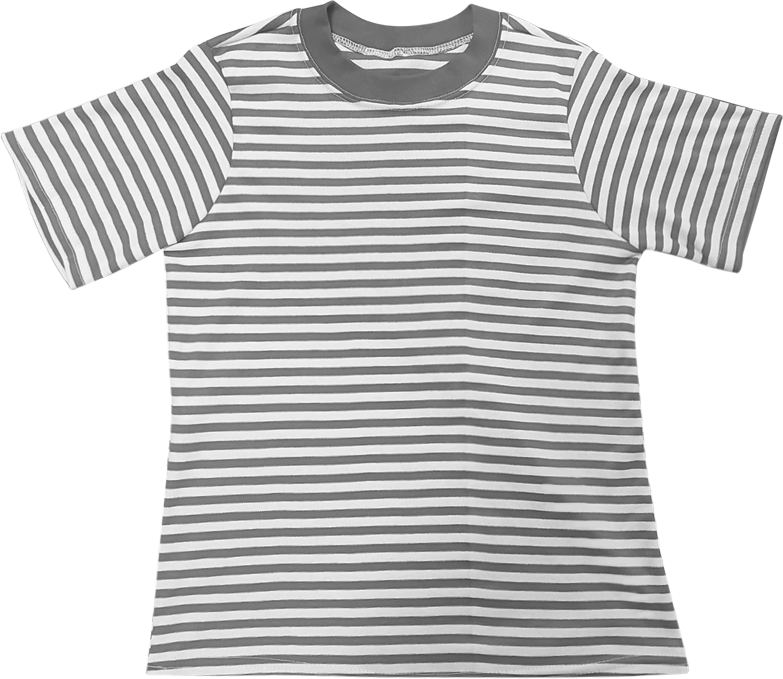 Camiseta Fábrica Pet Listrada Tal Mãe Tal Pet Cinza - Tam. P