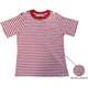 Camiseta Meau Listrada Tal Mãe Tal Pet Vermelha