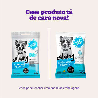 Bifinho OH LàLà! Pet para Cães Adultos Sabor Carne Calming”