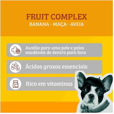 Bifinho OH LàLà! Pet para Cães Adultos Sabor Aveia e Banana”