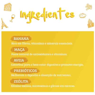 Bifinho OH LàLà! Pet para Cães Adultos Sabor Aveia e Banana”
