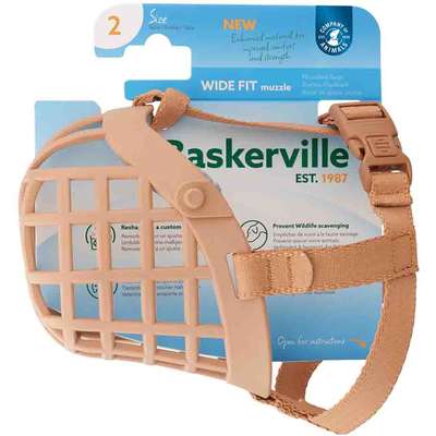 Focinheira Wide fit Baskerville Ajuste Largo para Cães”