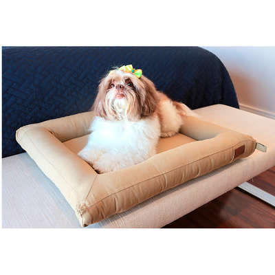 Cama Fábrica Pet Flat Caqui