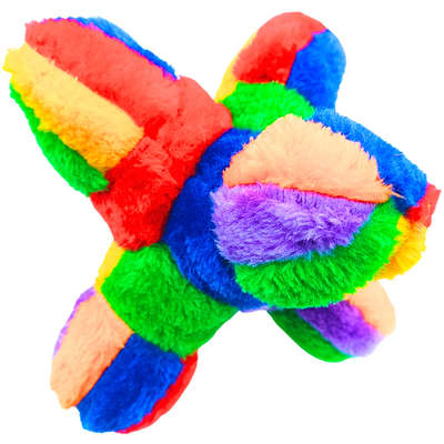 “Brinquedo Chalesco Halteres Pelúcia 3D para Cães