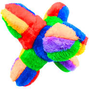 Brinquedo Chalesco Halteres Pelúcia 3D para Cães