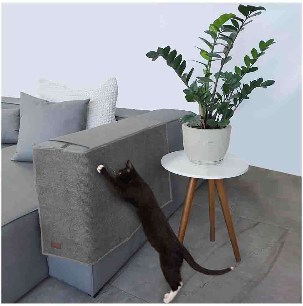 Brinquedo Arranhador Fábrica Pet Braço de Sofá Esquerdo Cinza - Tam. Único