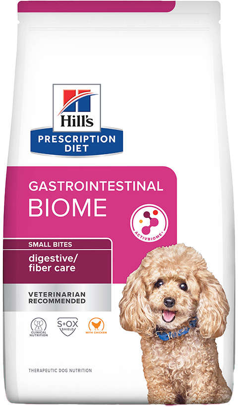 Ração Seca Hill's Prescription Diet GI Biome para Cães Adultos Pedaços Pequenos - 1,5Kg