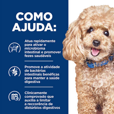 Ração Seca Hill's Prescription Diet GI Biome para Cães Adultos Pedaços Peqeuenos