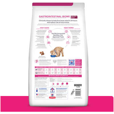 Ração Seca Hill's Prescription Diet GI Biome para Cães Adultos Pedaços Peqeuenos