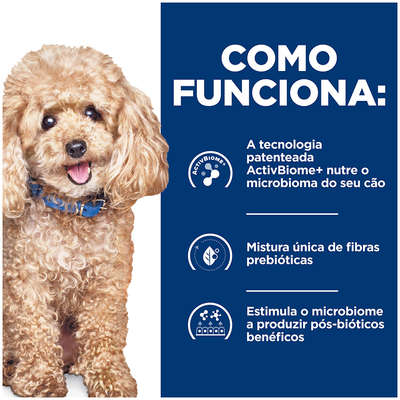 Ração Seca Hill's Prescription Diet GI Biome para Cães Adultos Pedaços Peqeuenos