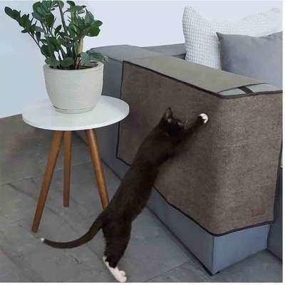 Brinquedo Arrahador Fábrica Pet Braço de Sofá Direito Caqui”