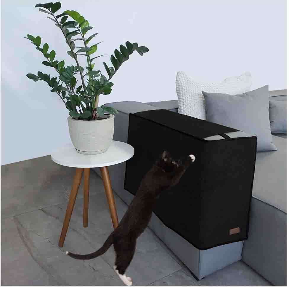 Brinquedo Arranhador Fábrica Pet Braço de Sofá Direito Preto - Tam. Único