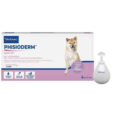 Spot-on Virbac Phisioderm para Cães