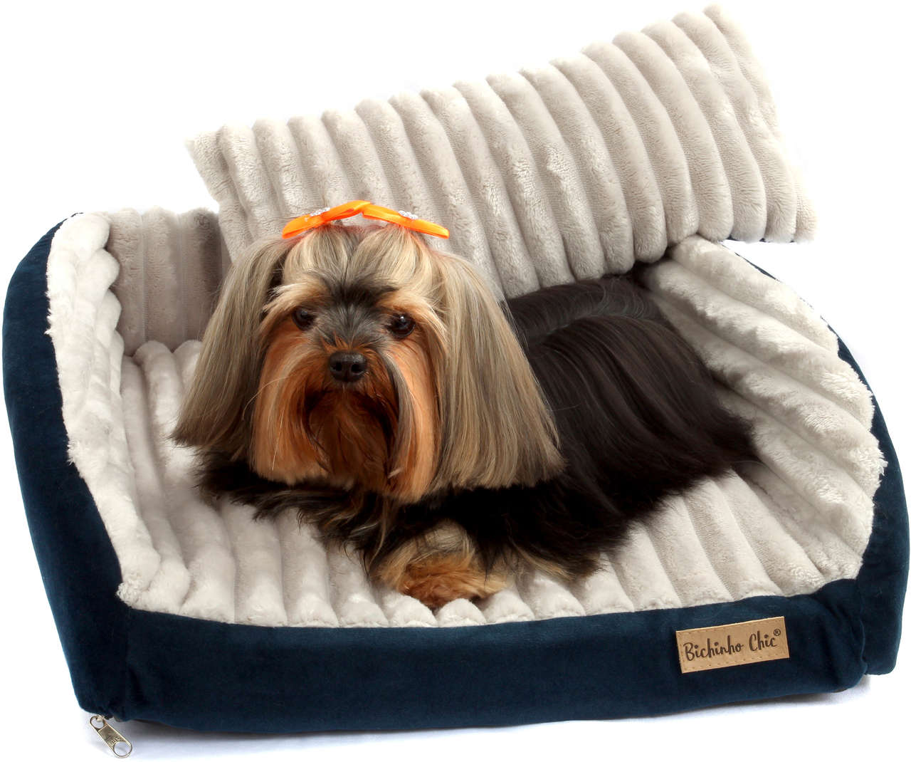 Cama Bichinho Chic Roma Cinza - Tam. M