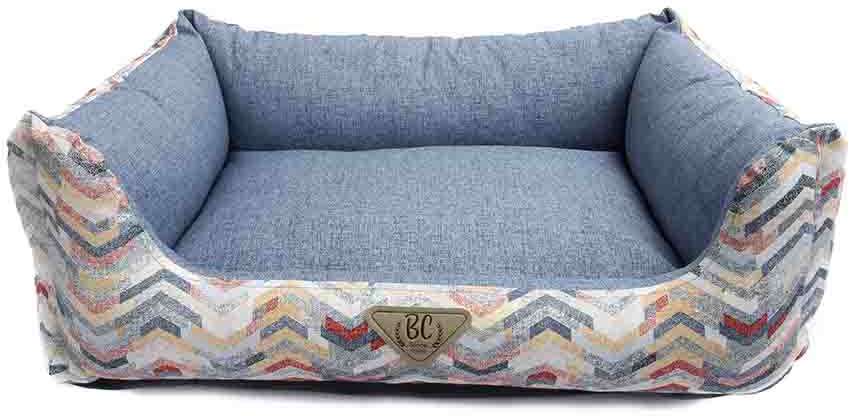 Cama Bichinho Chic Dinamarca Luxo Azul - Tam. M